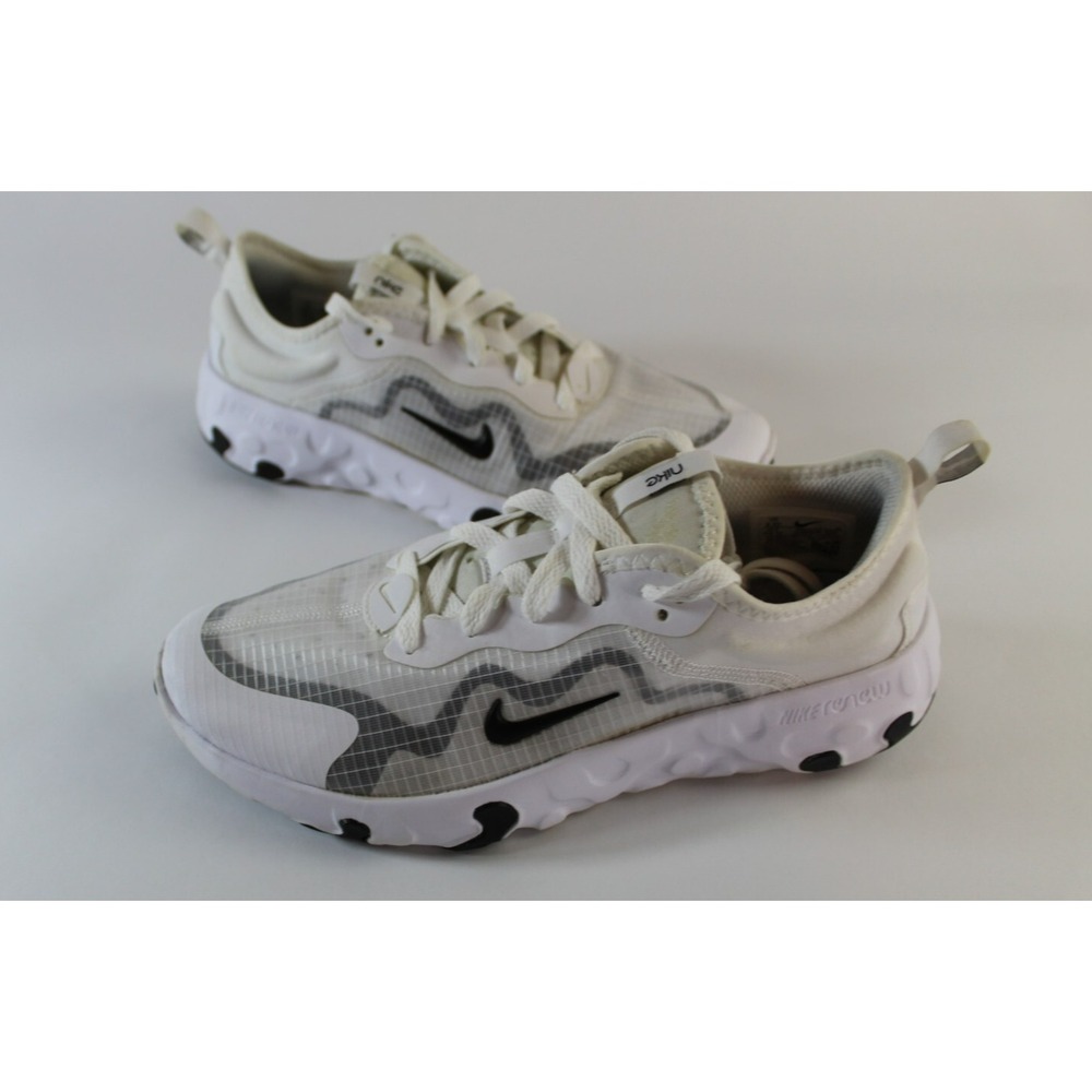 Nike Renew Lucent White Running Shoes Sneakers Youth Size 6.5Y Clean EUC